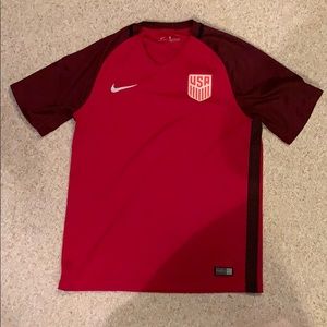 Nike USA Stadium Jersey Gym Red